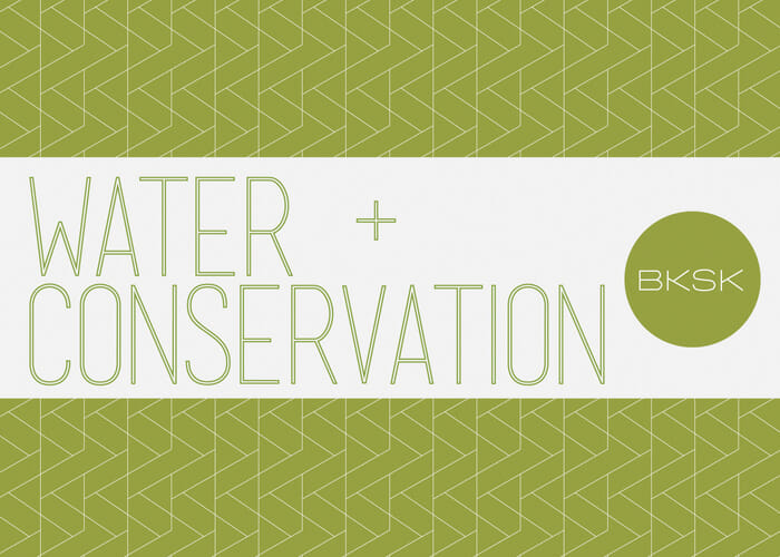 Water + Conservation graphic
