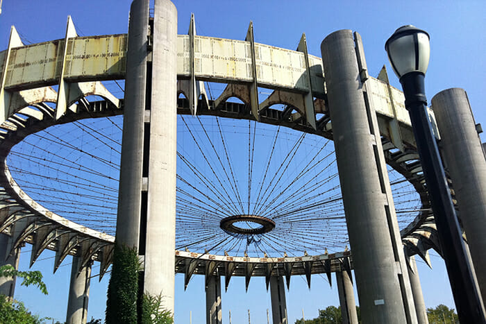 The New York State Pavilion. Photographed by Pranjali Desai.