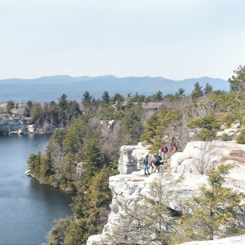 Minnewaska State Park Visitor Center - View from Cliff House
